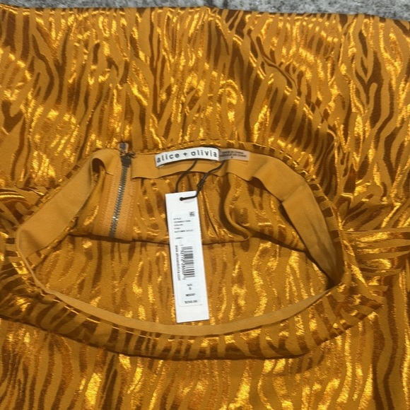 Alice + Olivia Maeve Tiger Print Asymmetrical Skirt - Picture 11 of 14